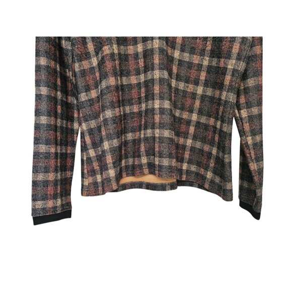 Women's - Arista Equestrian Rustica Sashay Plaid V-Neck Sweater, Size XX Large - Picture 4 of 8